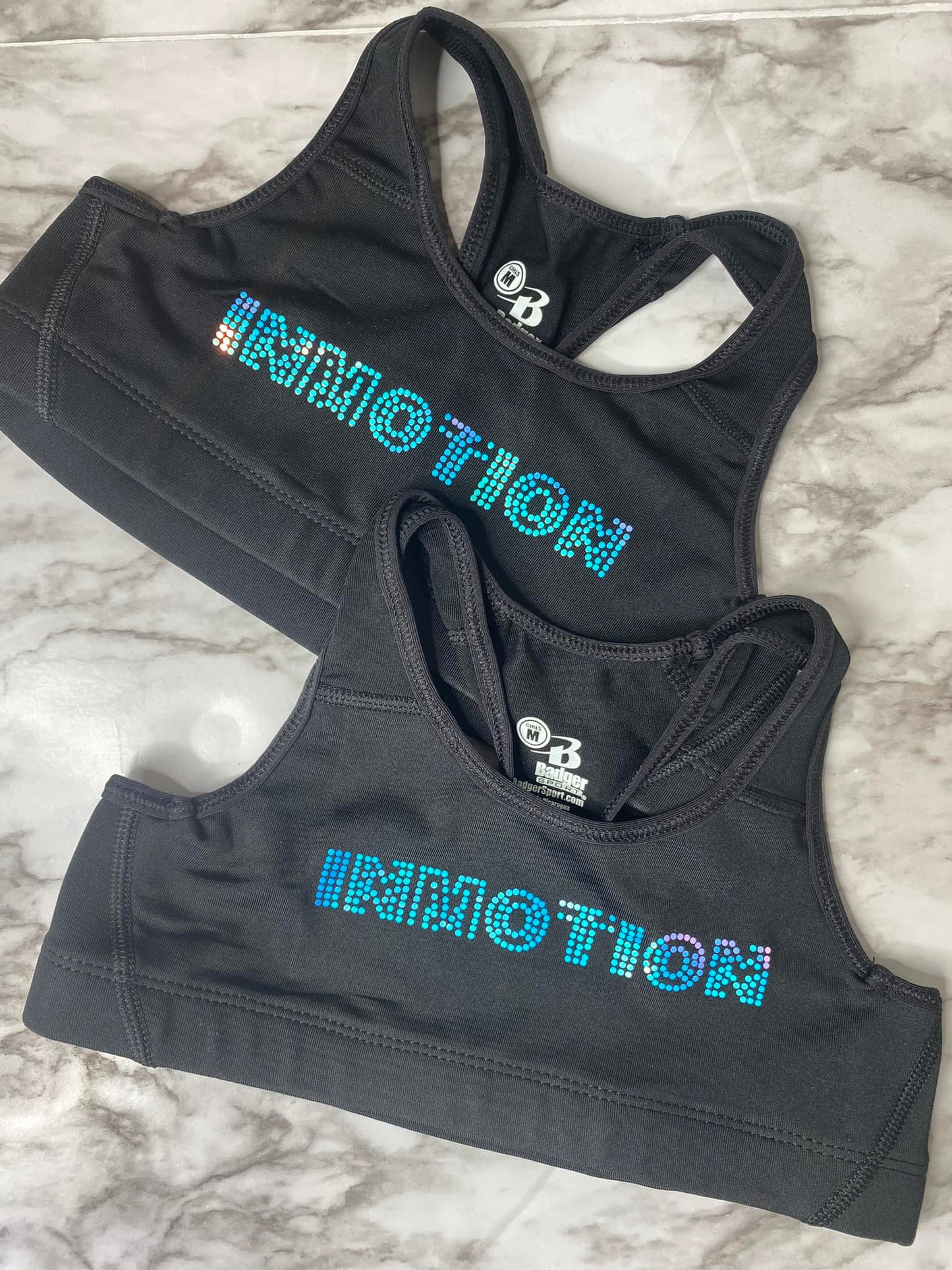 Custom Sparkle Sports Bra