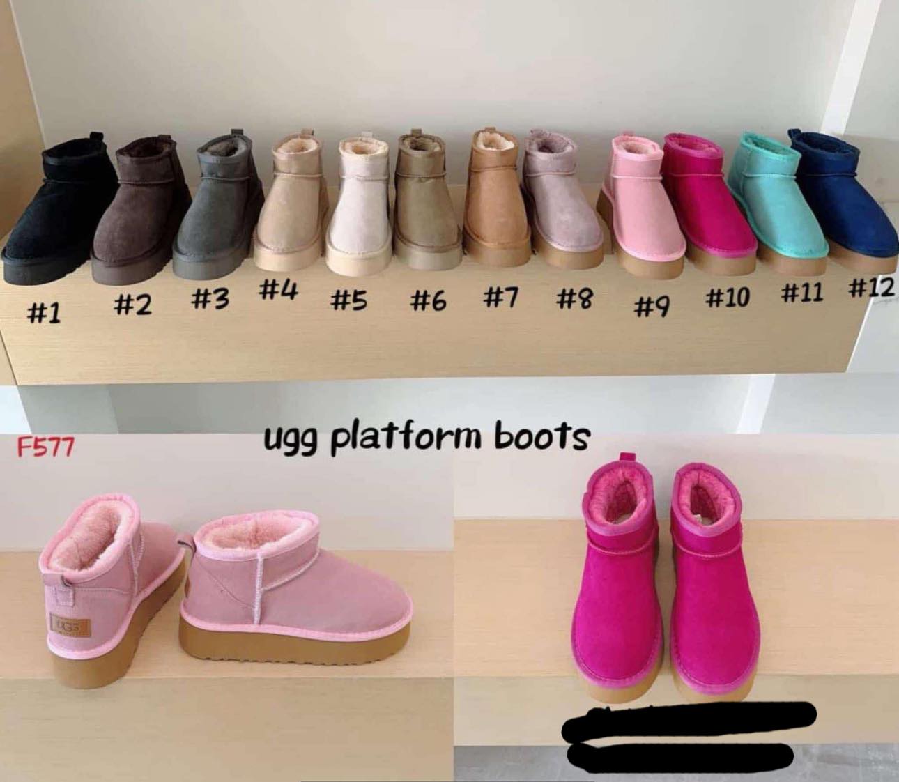 SALE U shoe ADULT Platform
