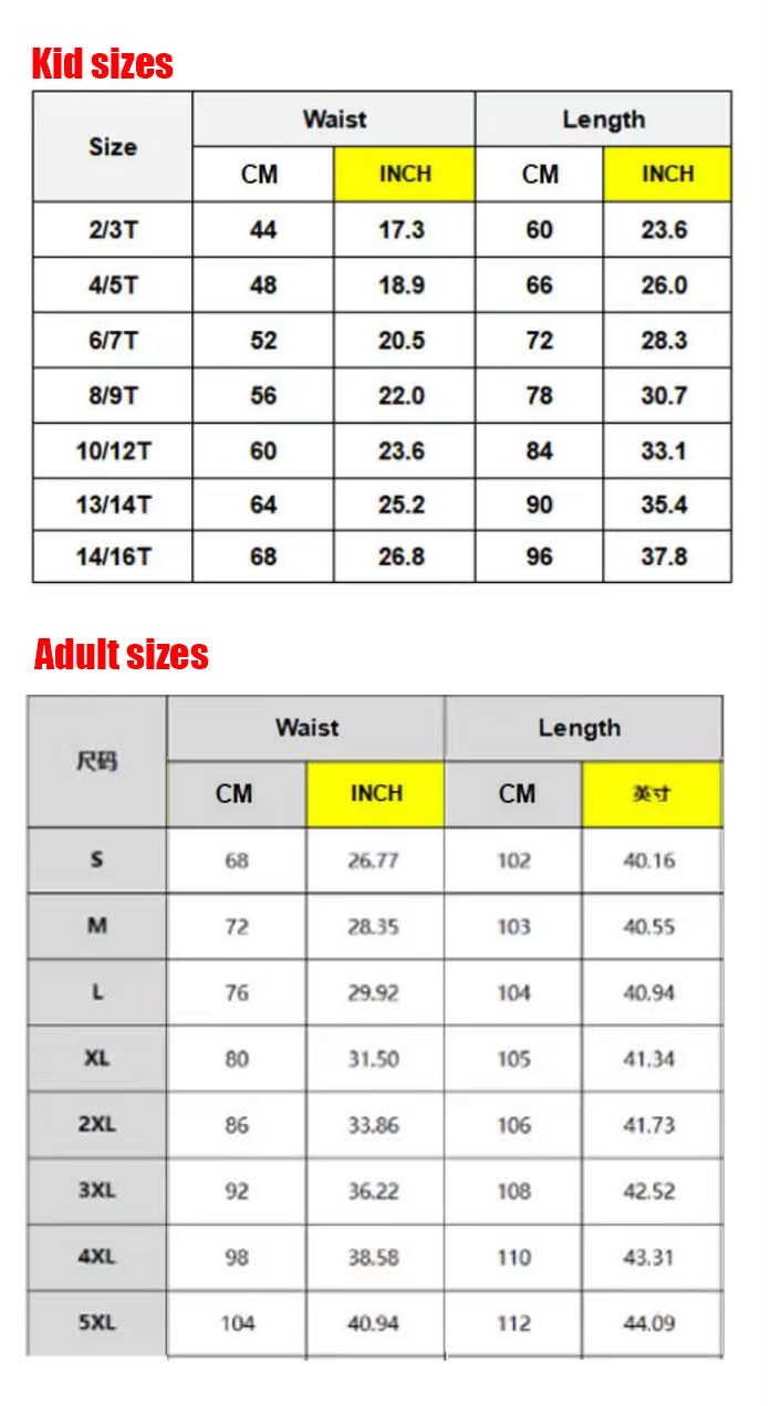 LS Two-Tone Pants with Design
