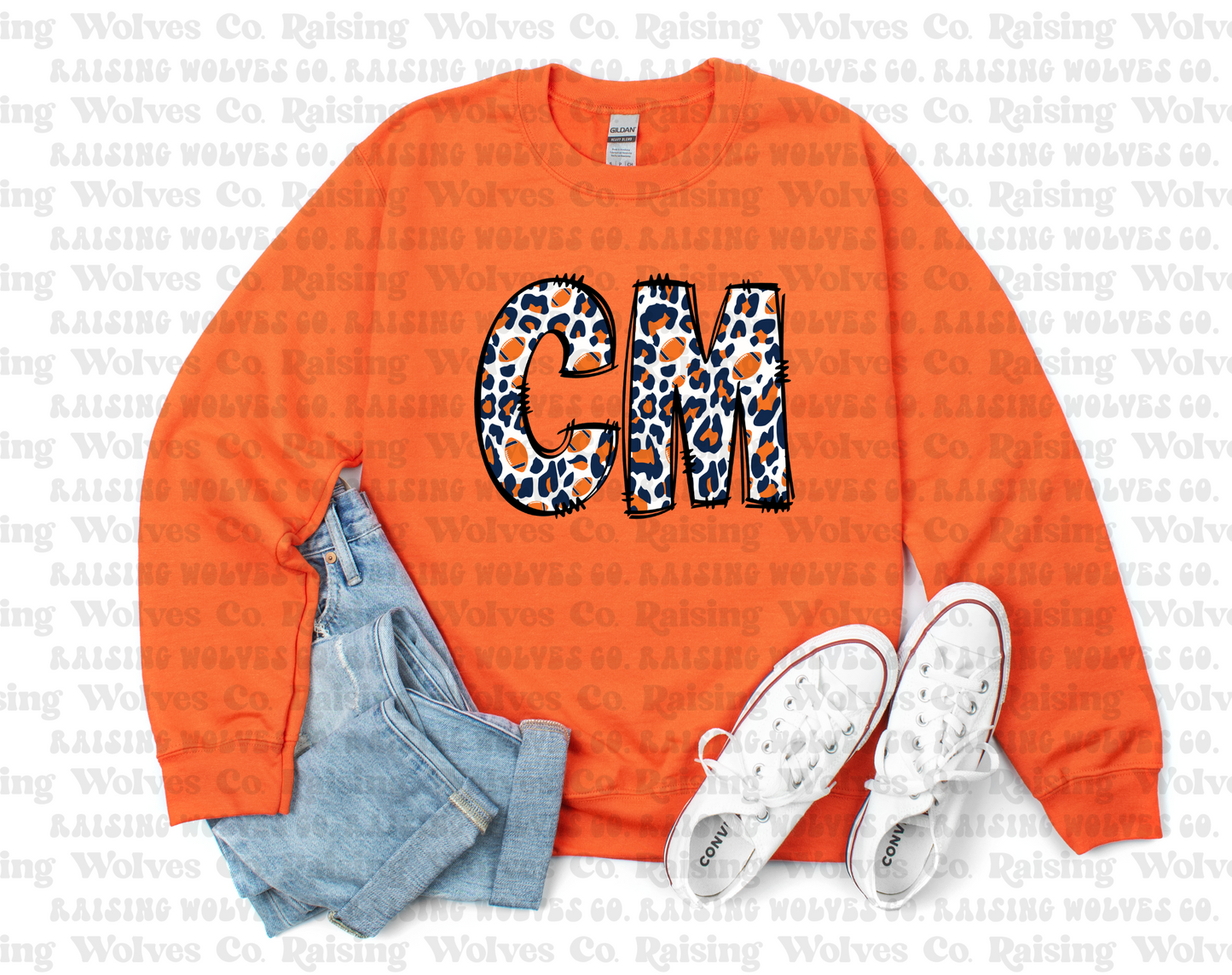 CM Leopard Crewneck Sweatshirt