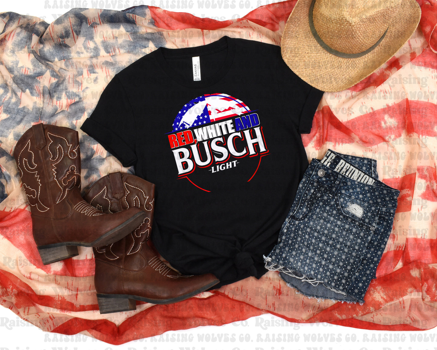 Red White BL Unisex Tee