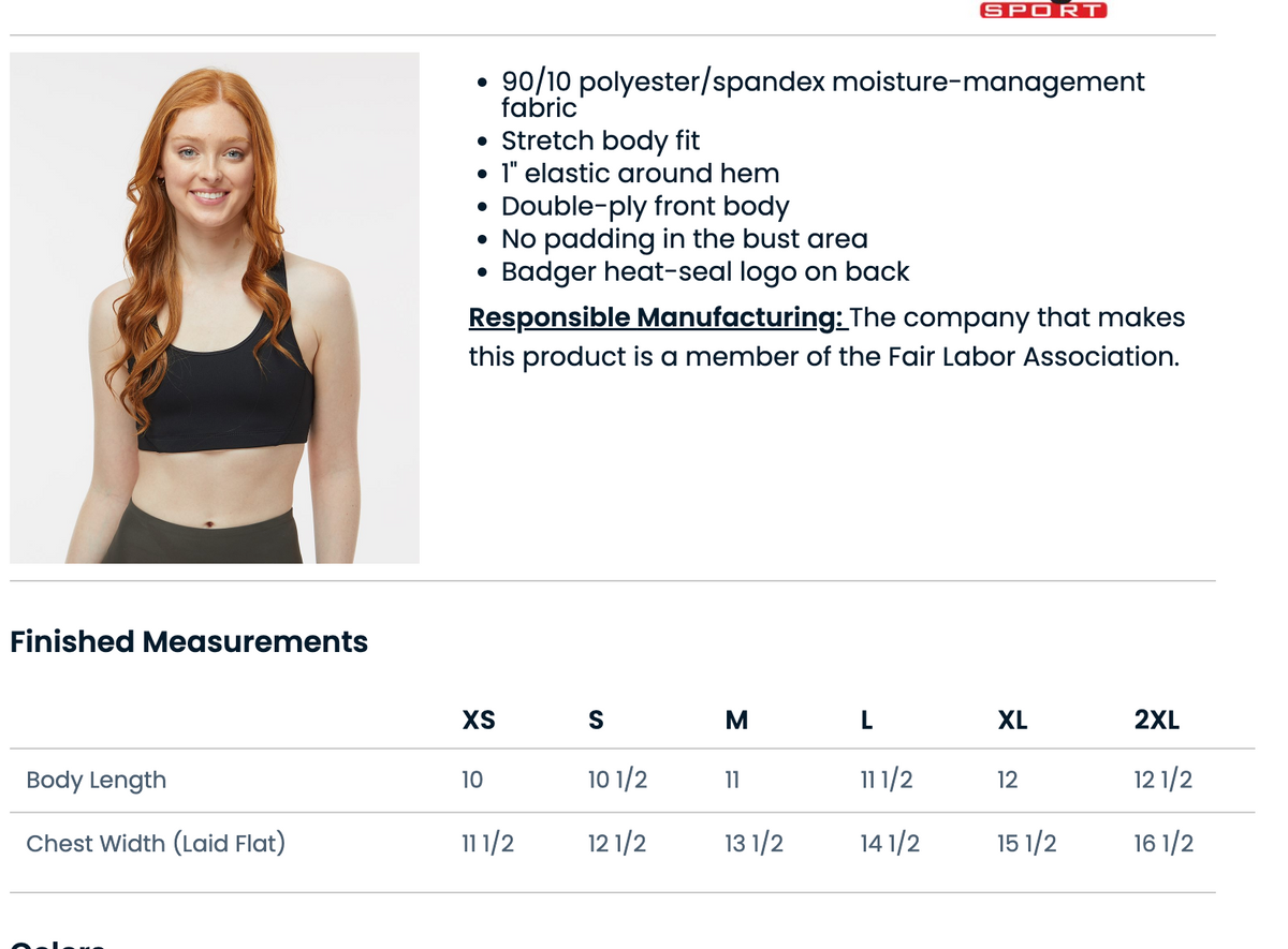 Black Express Spangle Badger Bra
