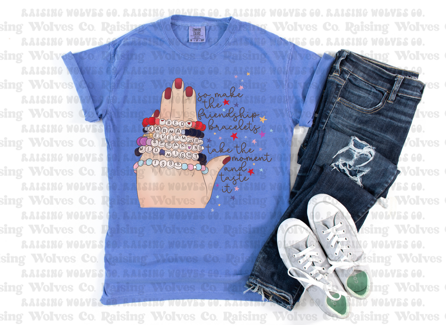 TS Friendship Bracelets Comfort Colors Unisex Tee