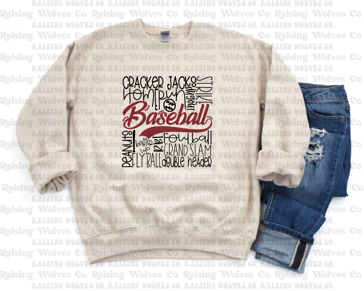 Baseball Typography