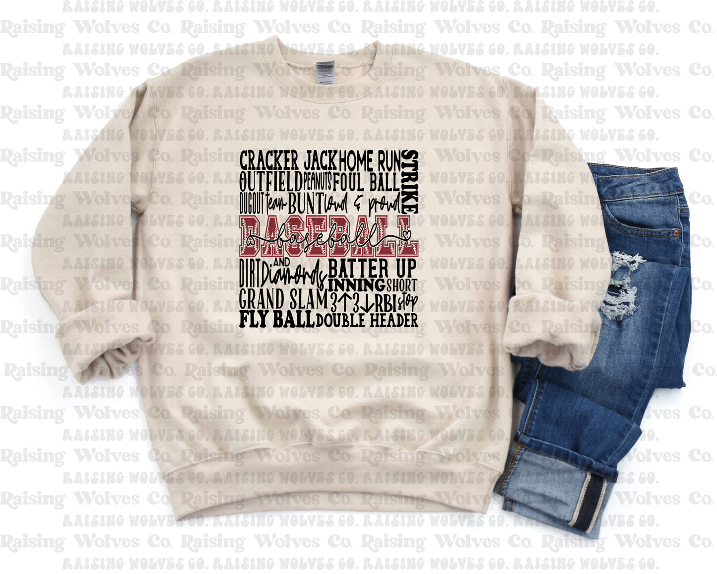 Baseball Typography