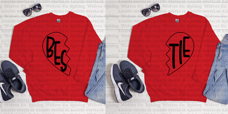 BES-TIE red crewnecks