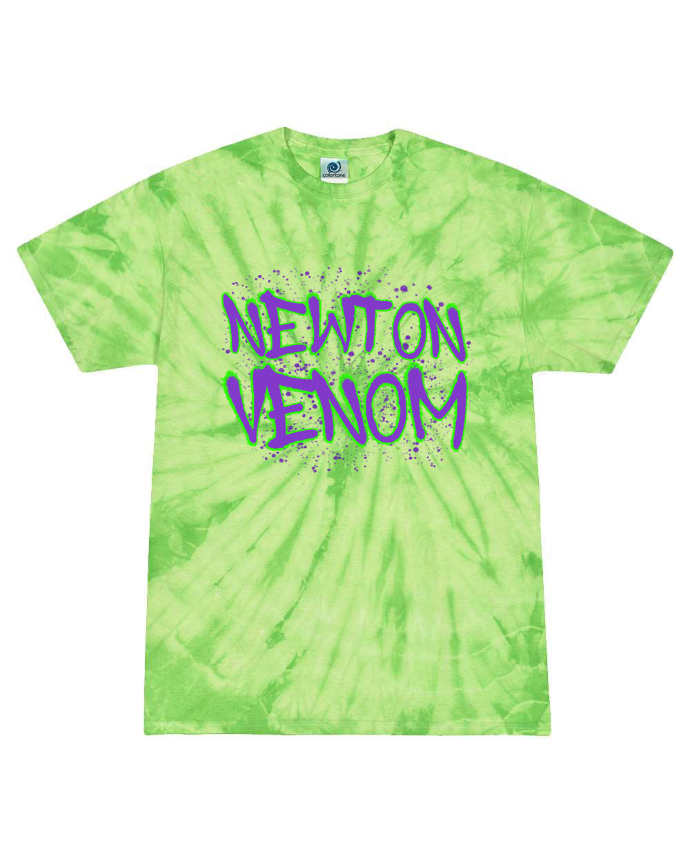 Venom Splatter Green Tie Dye Shirt