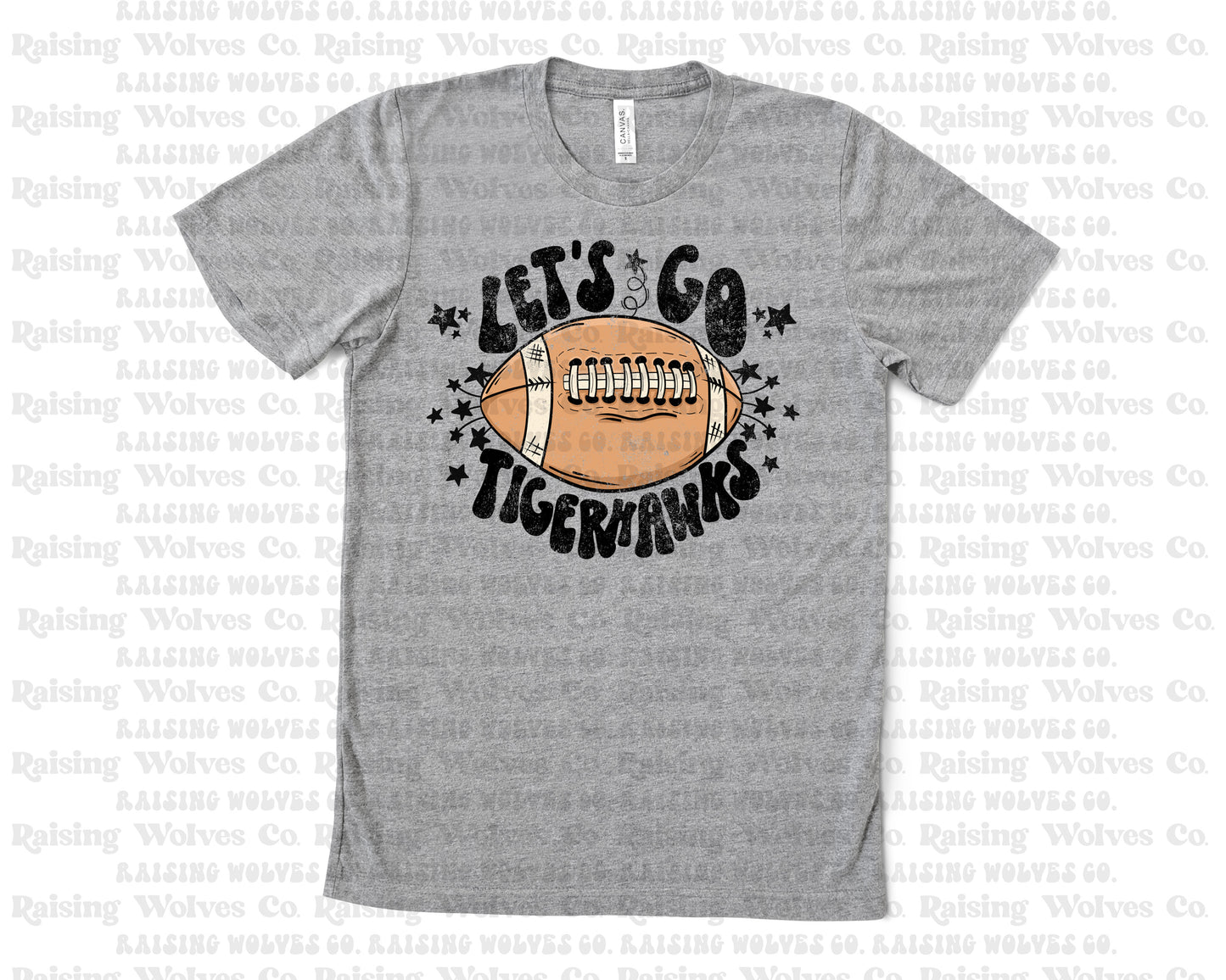 Lets Go TH Football Grey Shirt