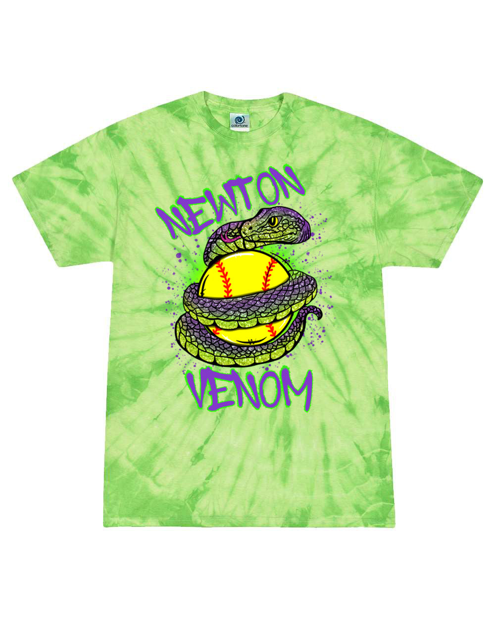 Venom Green Tie Dye Shirt