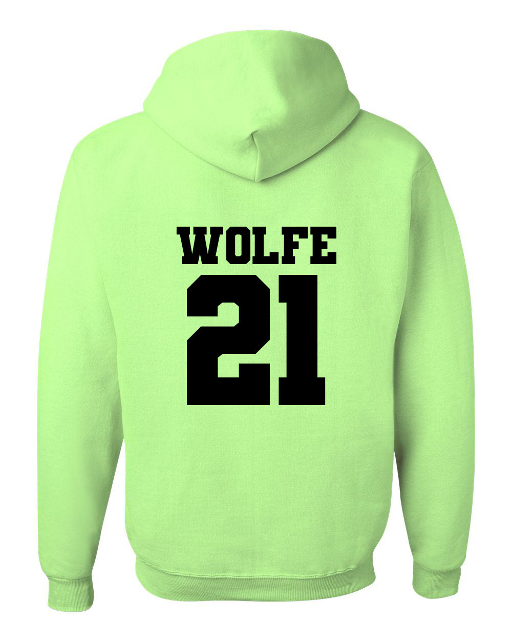 Lime Green Venom Logo Hoodie