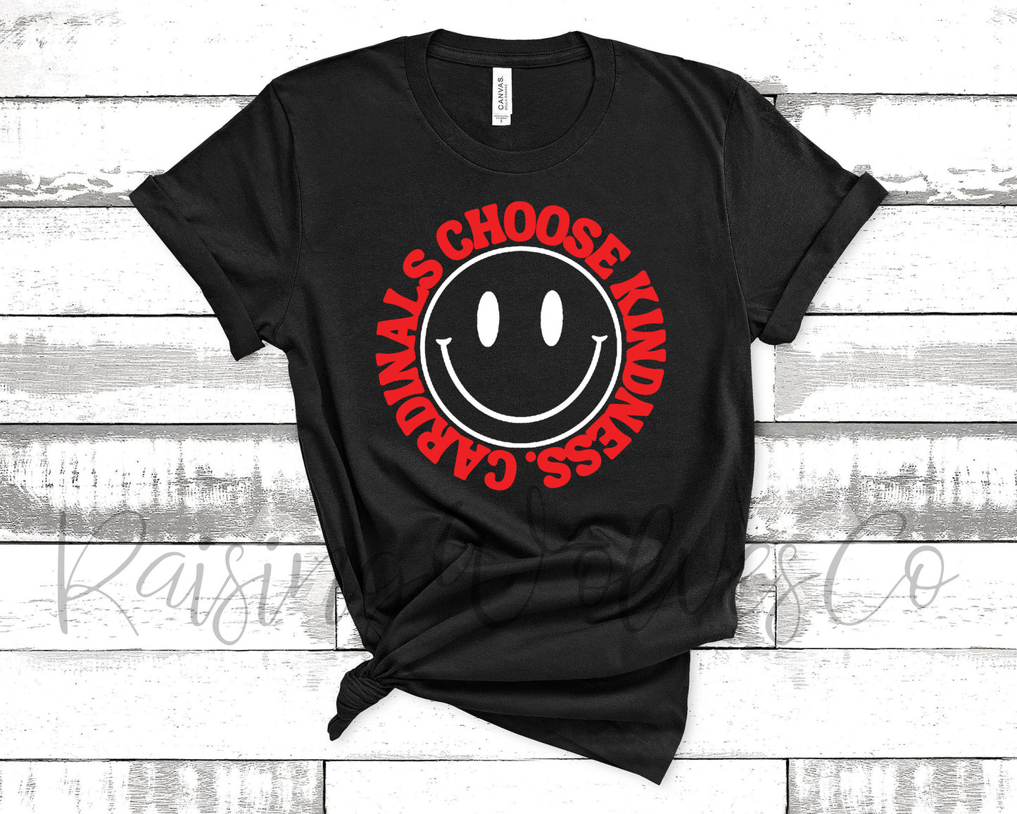 Cardinals Choose Kindness Black Tee