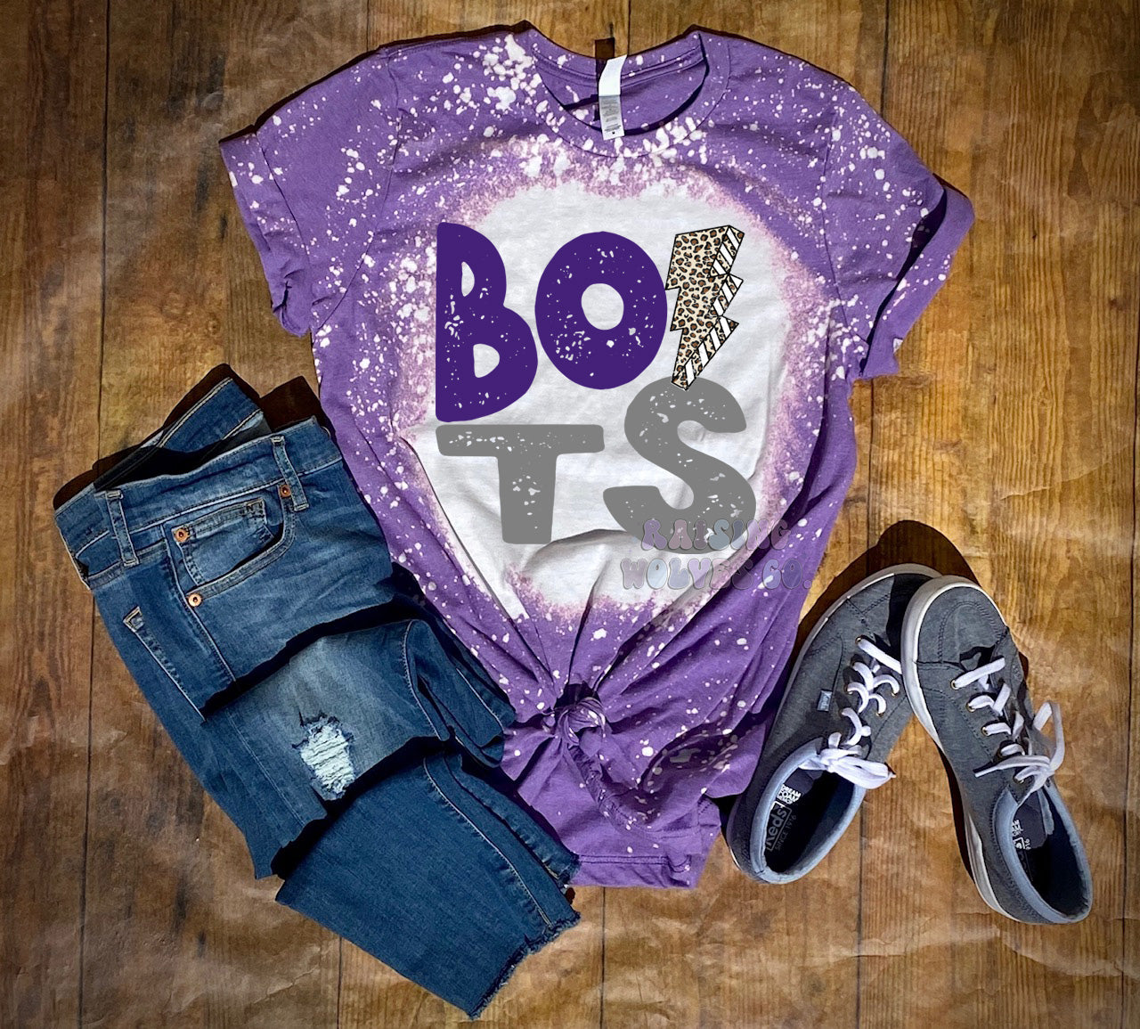 Baxter Bolts Bleached Tee