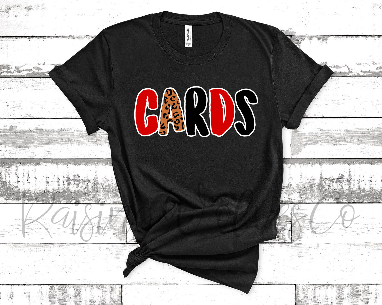 Cards Black Unisex Tee