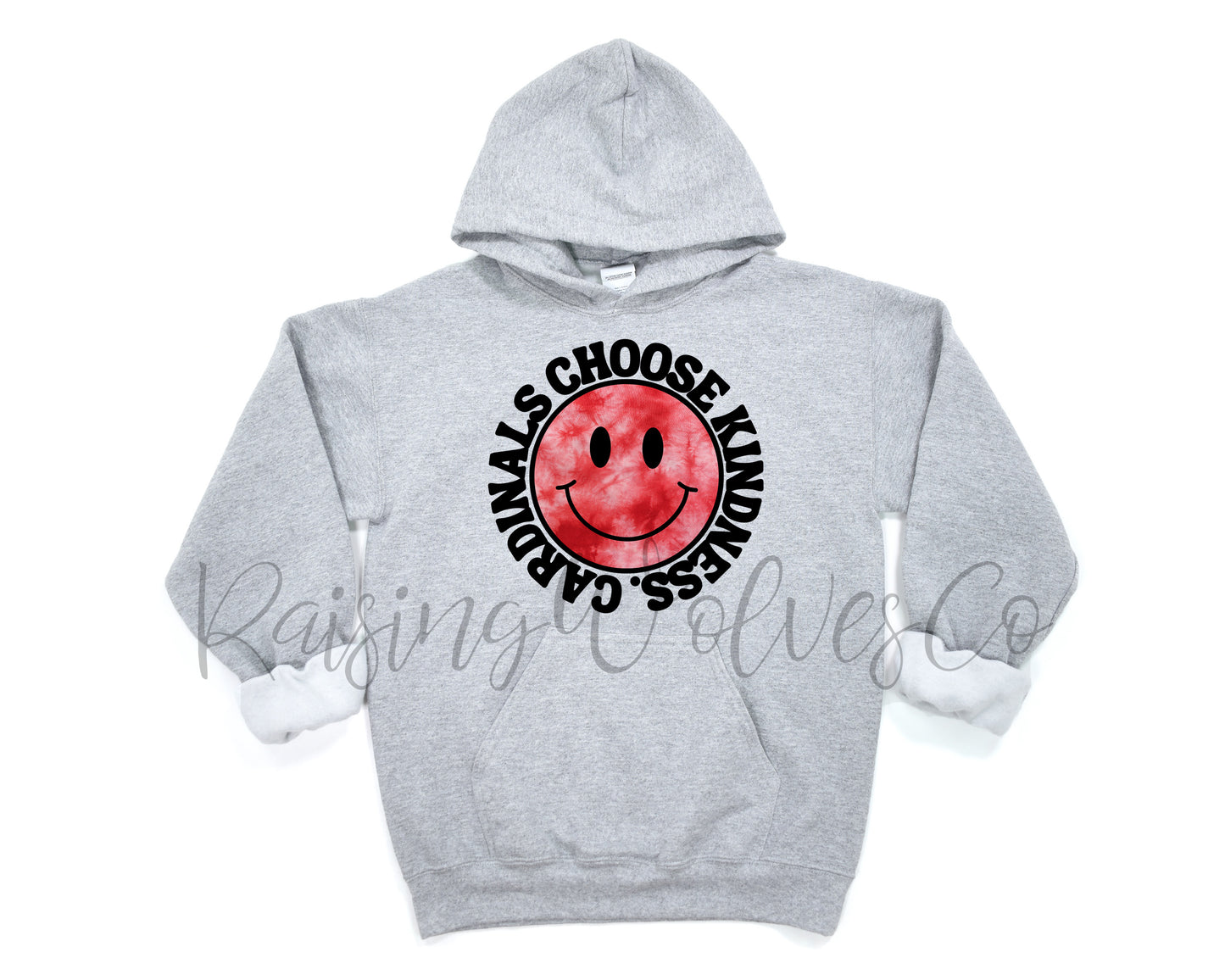 Cardinals Choose Kindness Grey Hooded Sweatshirt