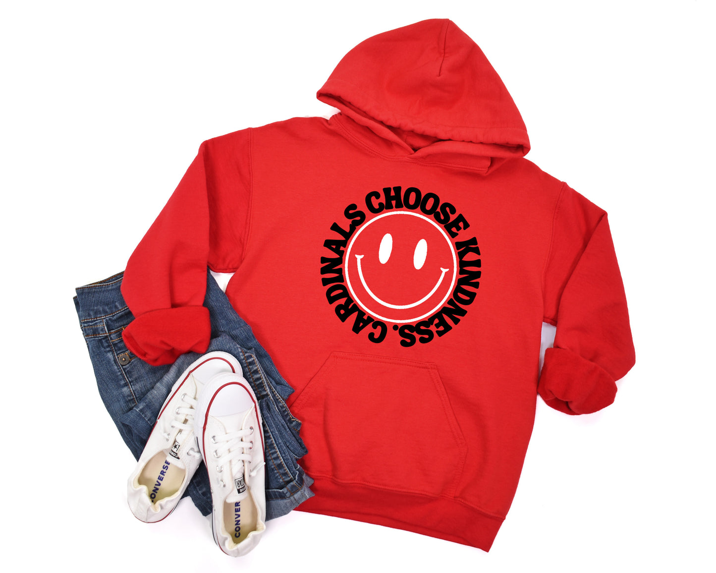 Cardinals Choose Kindness Red Hooded Sweatshirt