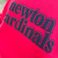 Red and Black Puff/Glitter Newton Cardinals Crewneck