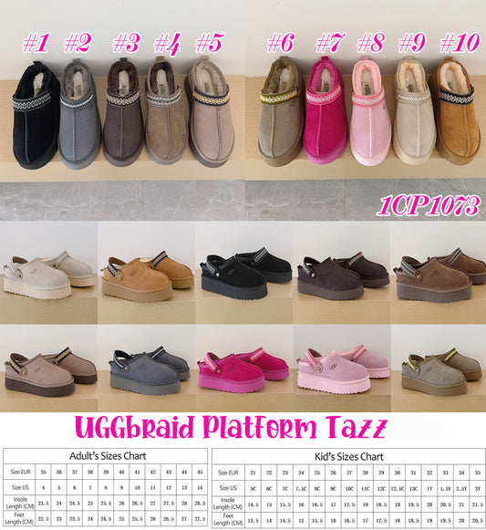 Braided U Shoes Platform KIDS