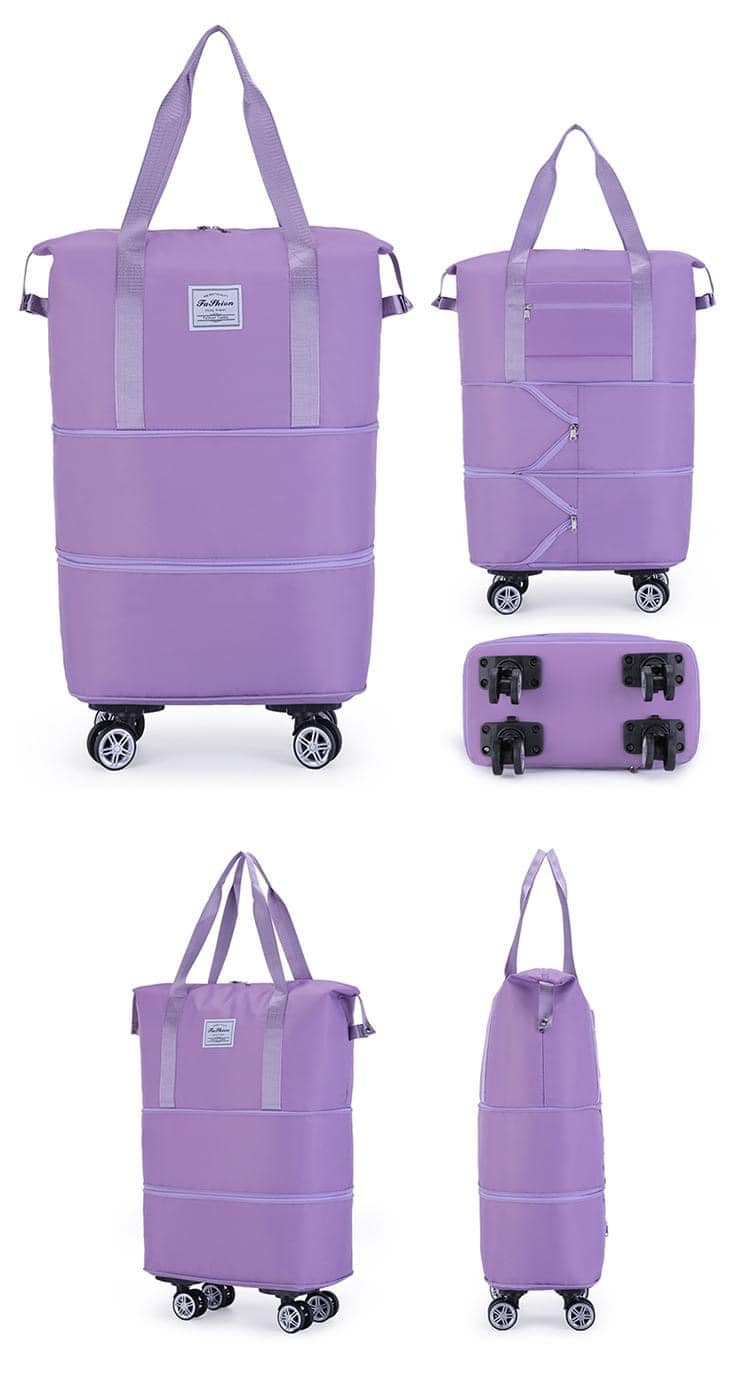 Compactable Bag with Removable Wheels