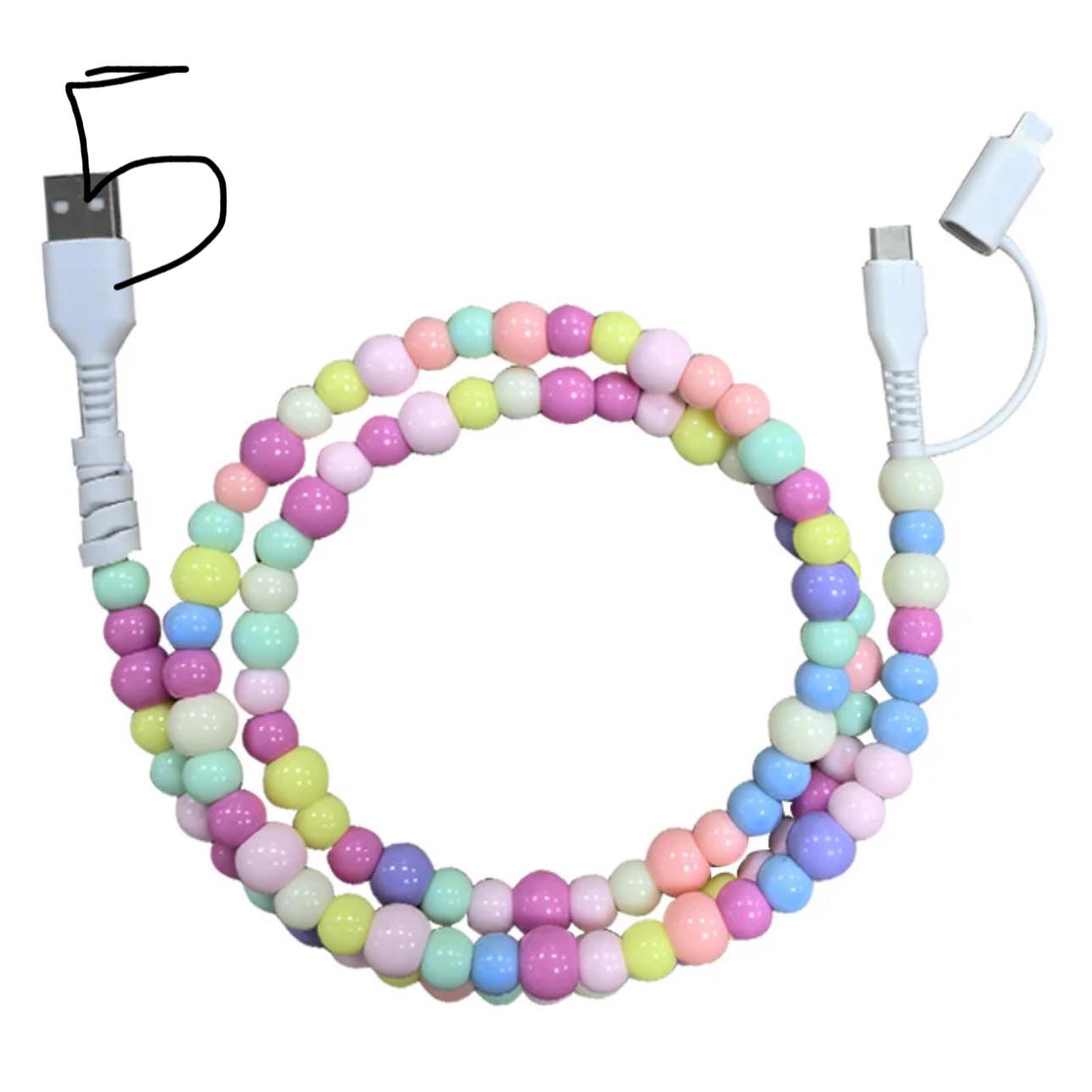 Beaded Phone Cord