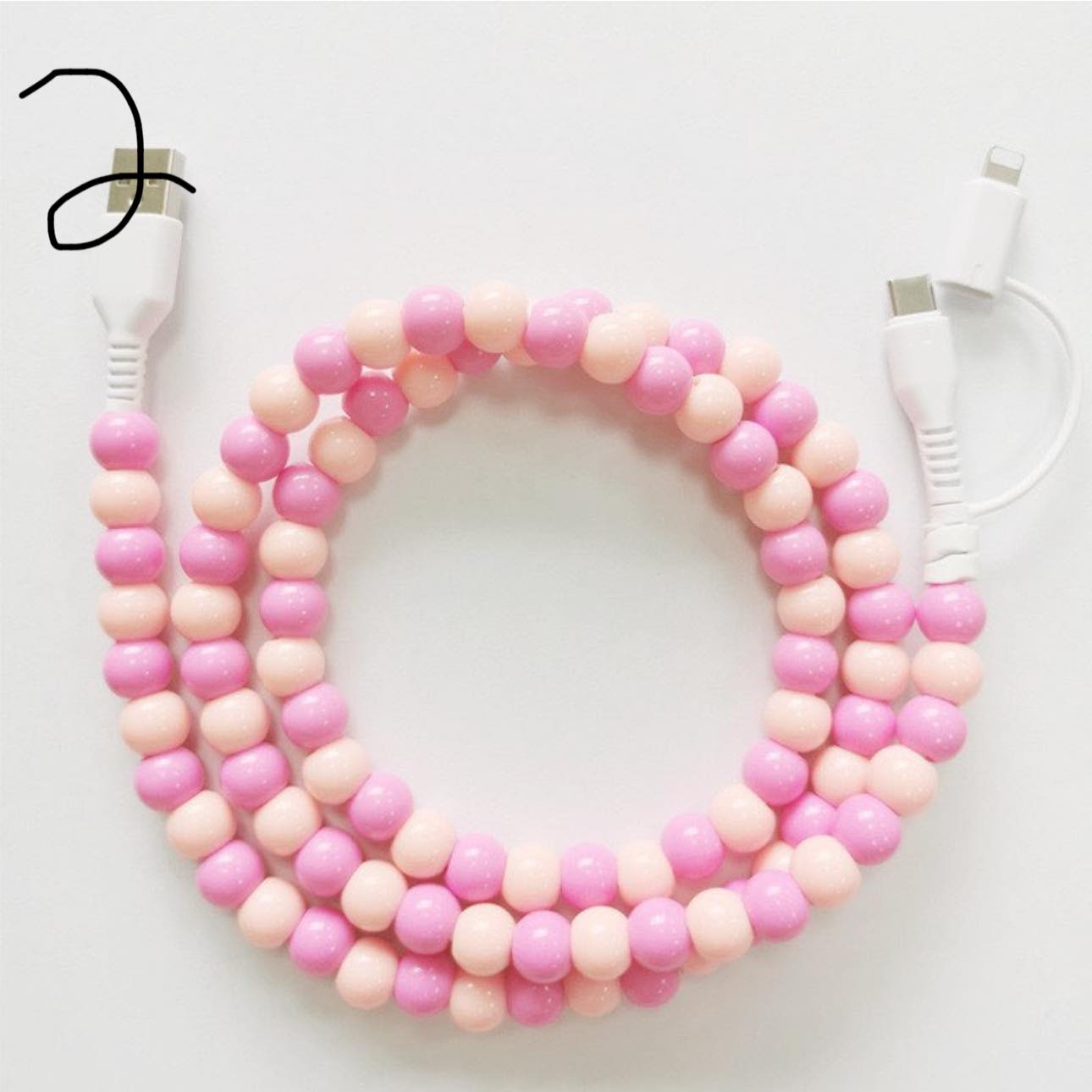 Beaded Phone Cord