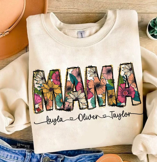 Floral Custom Personalized Title Shirt