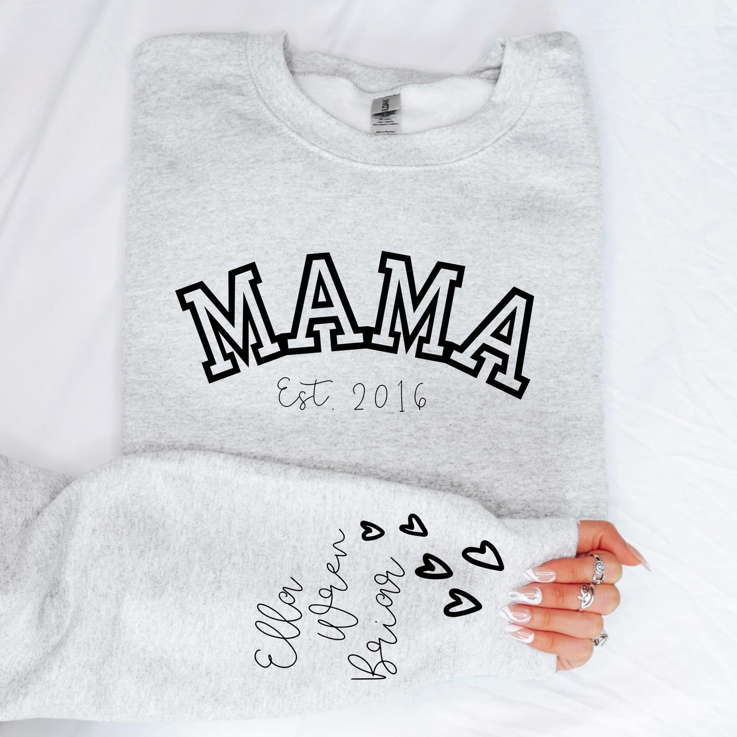 Custom Personalized Title Crews with Names on Sleeves