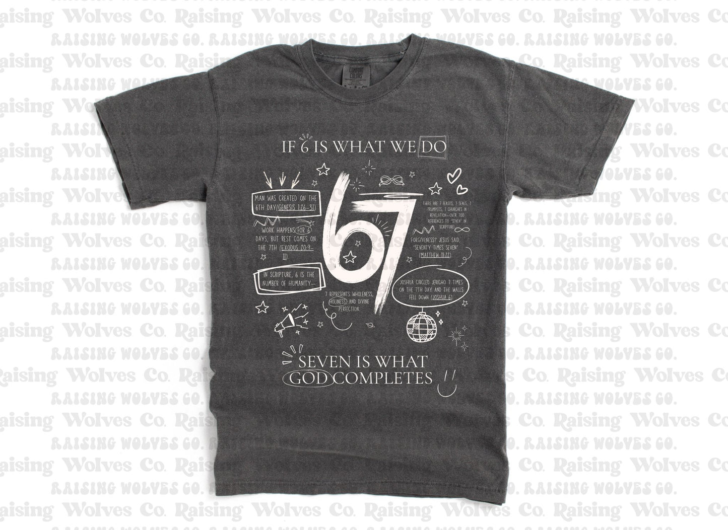 Six Seven Religious Tee Dark