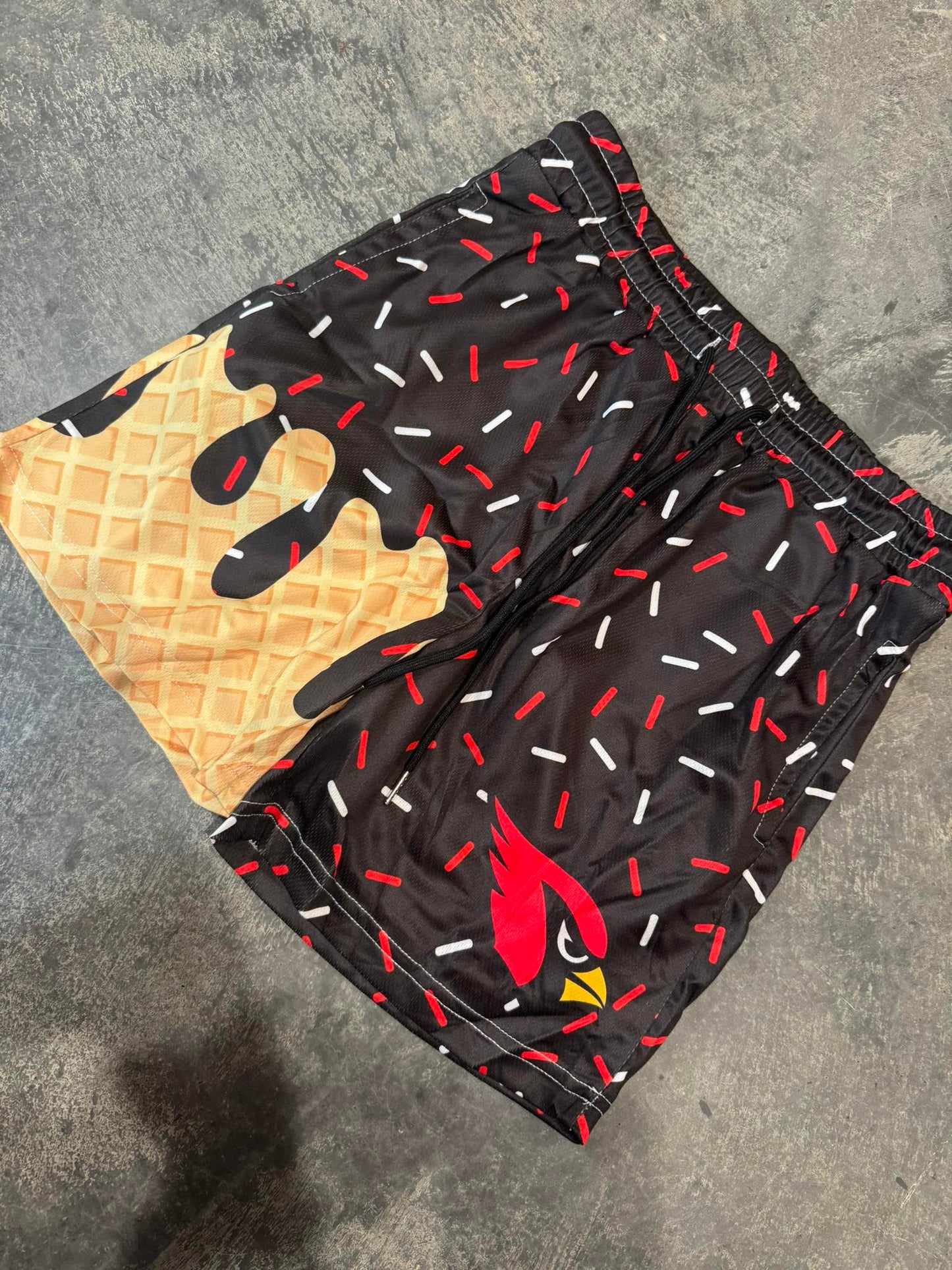 Cardinal Drip Shorts