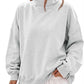 Grey Mockneck Sweatshirt