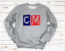 Load image into Gallery viewer, CM Grunge Grey Crewneck Sweatshirt
