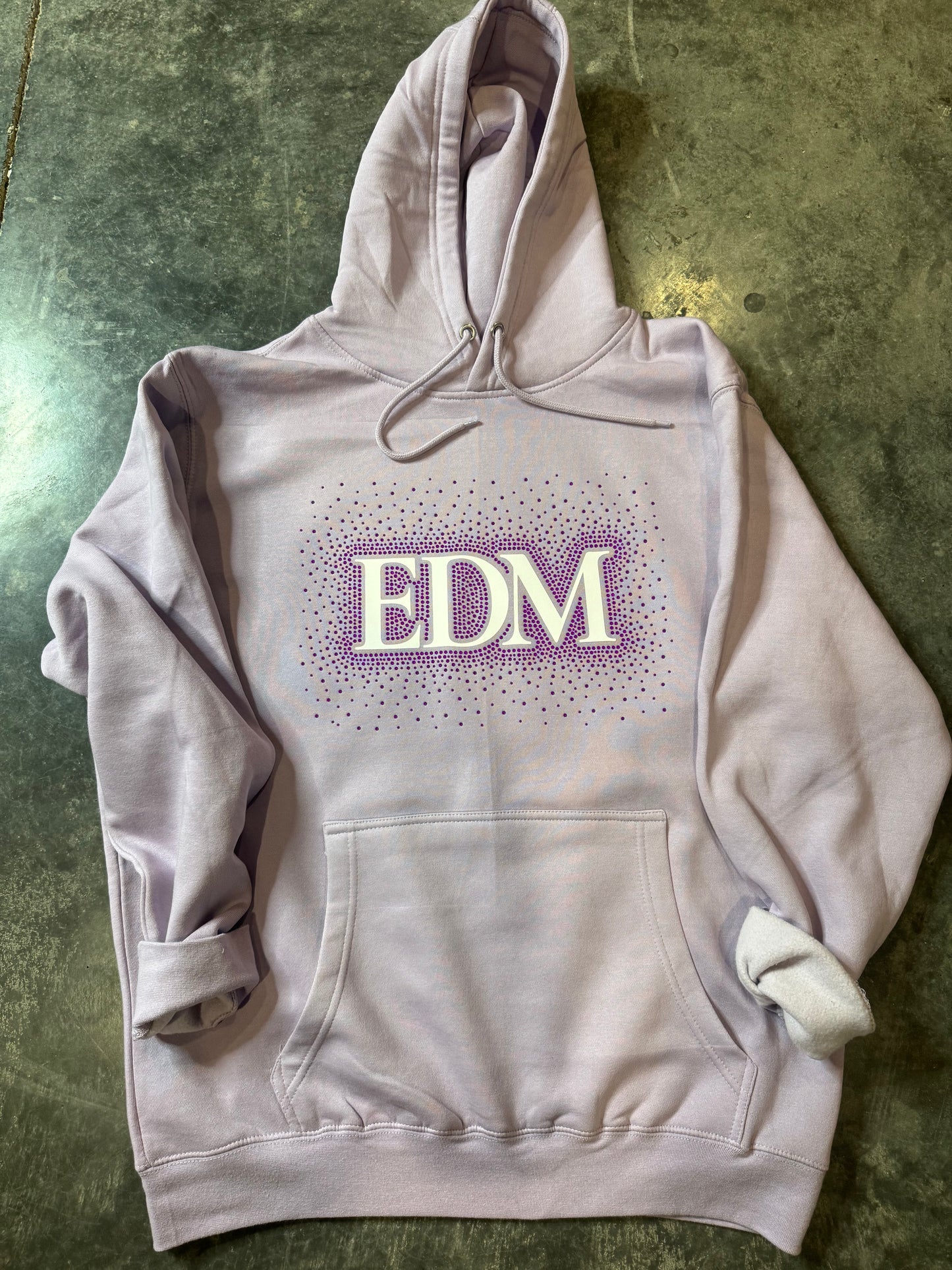 **FULL LENGTH** Rhinestone Express Hoodie