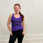 Adult Purple EDM Tank