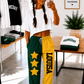 Louisa Two-Tone Pants with Design