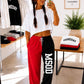 MSOD Two-Tone Pants with Design