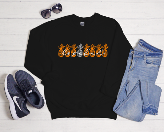 Hopeful Pineapple Black Shirt