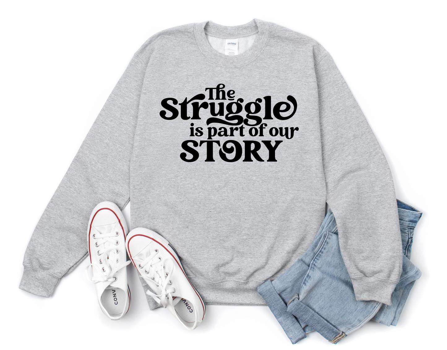 The Struggle is Part of the Story Grey Shirt
