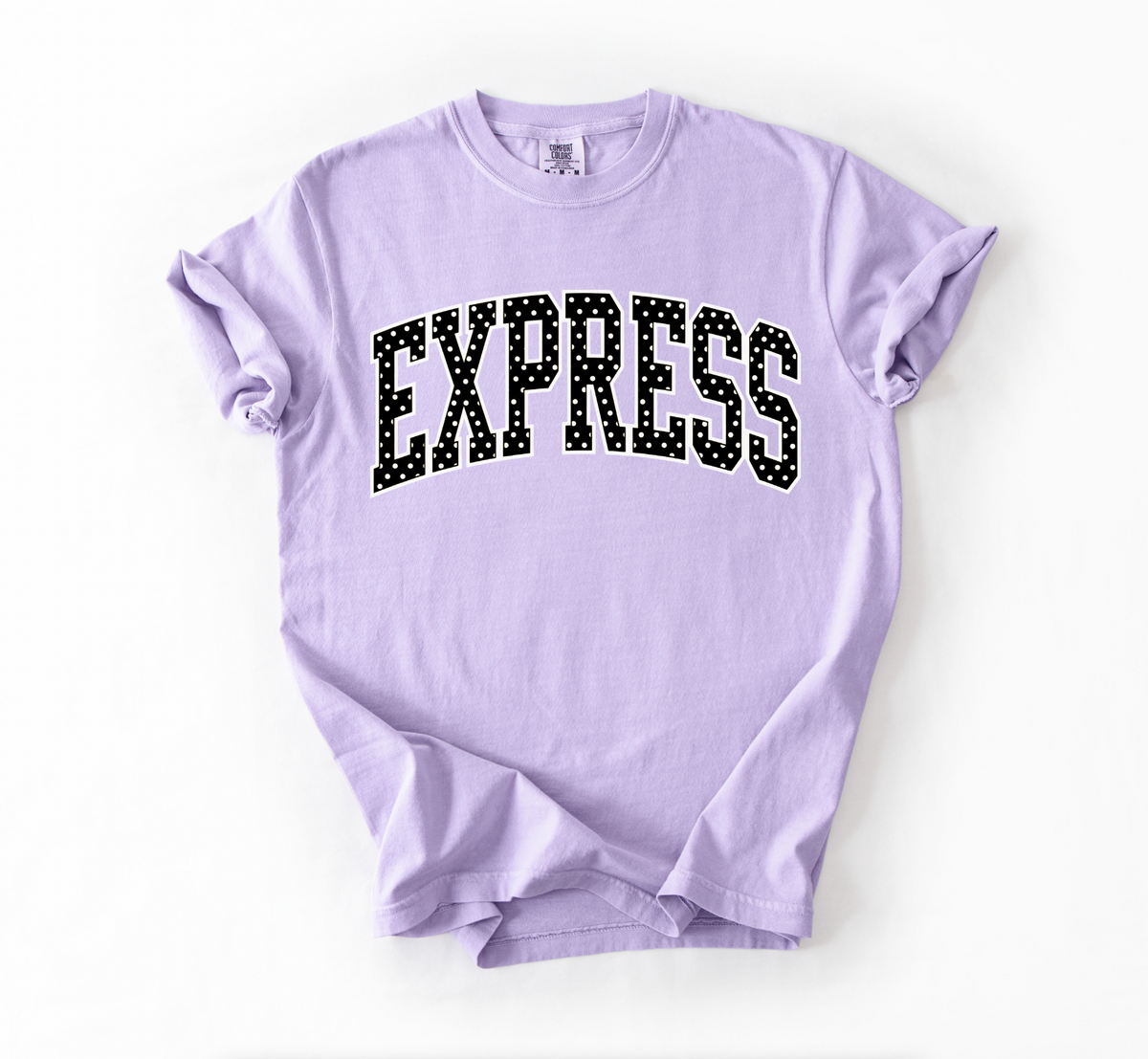 *FULL LENGTH* Polka Dot Express Comfort Colors Tee