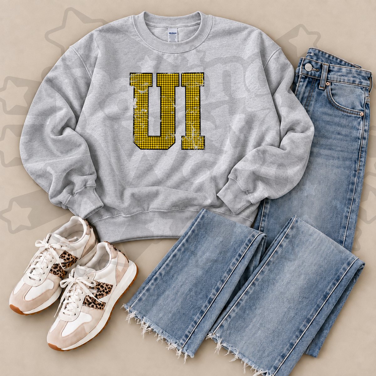 UI Gingham Grey