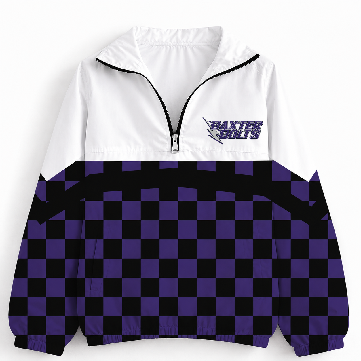 Baxter Checkered Windbreaker