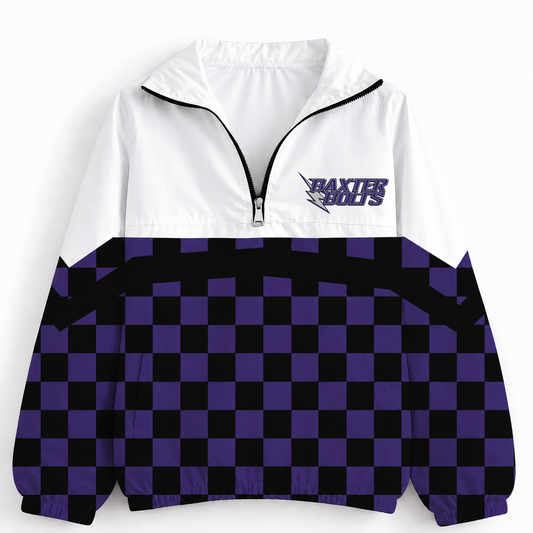 Baxter Checkered Windbreaker
