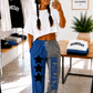 Bluejays Two-Tone Pants with Design