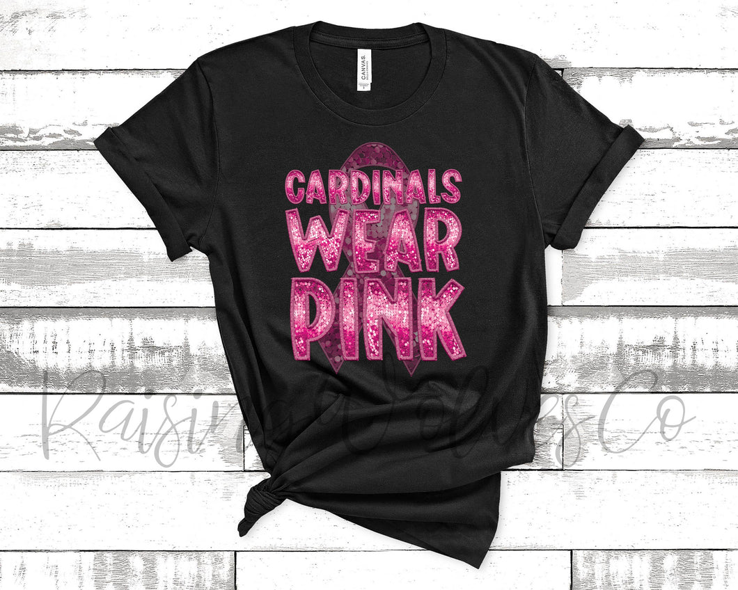 Cardinals Wear Pink Breast Cancer Tee