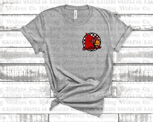 Preppy Cardinal Pocket Tee