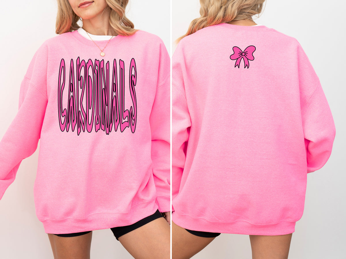 Cardinals Pink Crewneck