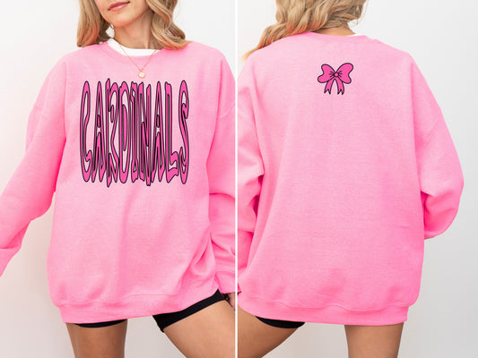 Cardinals Pink Crewneck