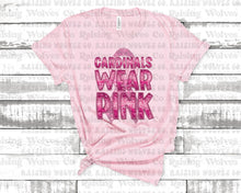 Load image into Gallery viewer, Cardinals Wear Pink Light Pink Breast Cancer Tee
