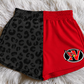 Cardinals Leopard Split Shorts