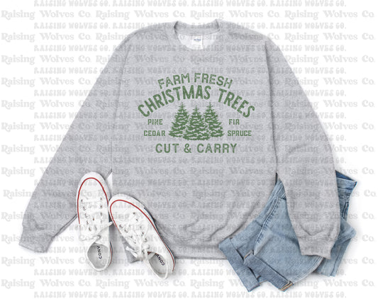 Christmas Trees Grey Shirt