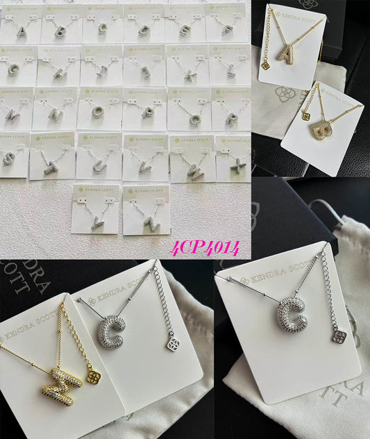 KS Initial Necklace