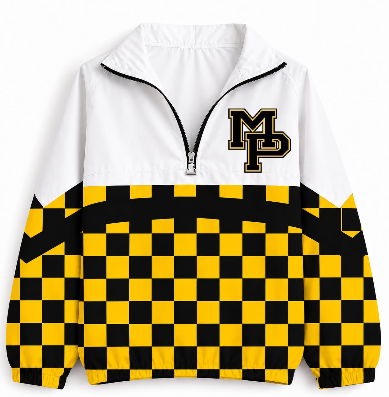 Mid-Prairie Checkered Windbreaker
